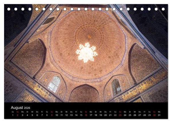 Produktbild: Usbekistan (Tischkalender 2026 DIN A5 quer), CALVENDO Monatskalender