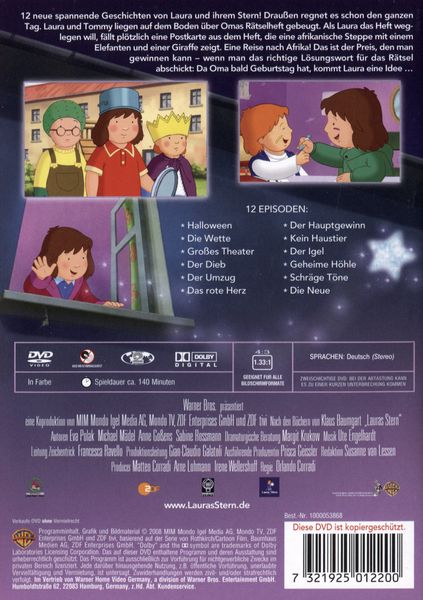 Produktbild: Lauras Stern 4 - Warner Kids Edition