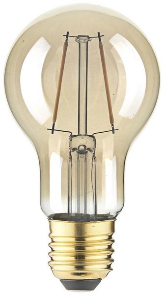 Produktbild: LightMe LM85055 LED E27 Gl&uuml;hlampenform 2.5W Bernstein (&Oslash; x L) 60mm x 108mm 1St.