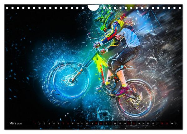 Produktbild: Downhill Explosion (Wandkalender 2026 DIN A4 quer), CALVENDO Monatskalender