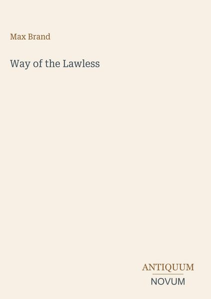 Produktbild: Way of the Lawless