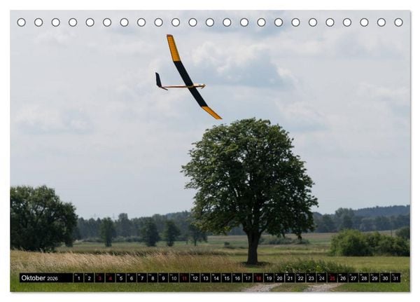 Produktbild: Modellflugkalender 2026 (Tischkalender 2026 DIN A5 quer), CALVENDO Monatskalender