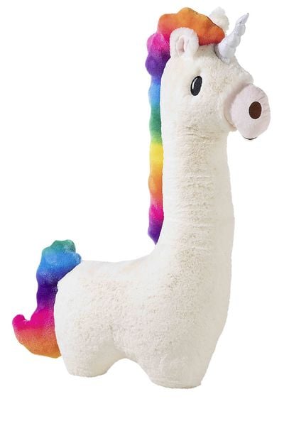Heunec 343795 - KUMA Cuddle Buddy Einhorn Marcy, Plüsch, 80 cm, Seitenschläferkissen