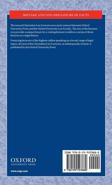 Produktbild: MISTAKE & NON-DISCLOSURE OF FACTS CLL C