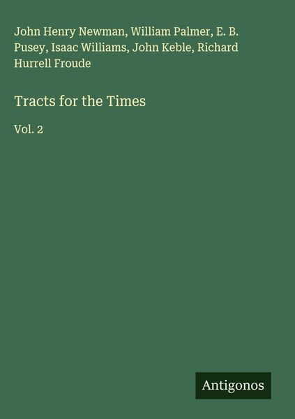 Produktbild: Tracts for the Times
