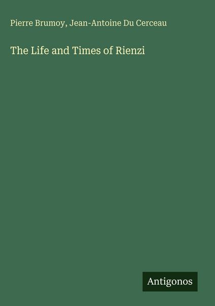 Produktbild: The Life and Times of Rienzi