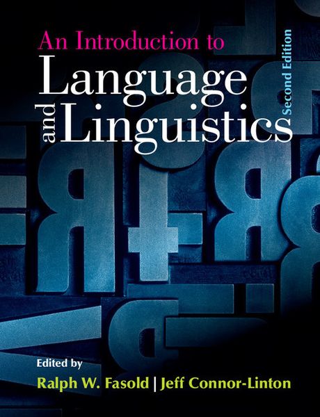 Produktbild: An Introduction to Language and Linguistics
