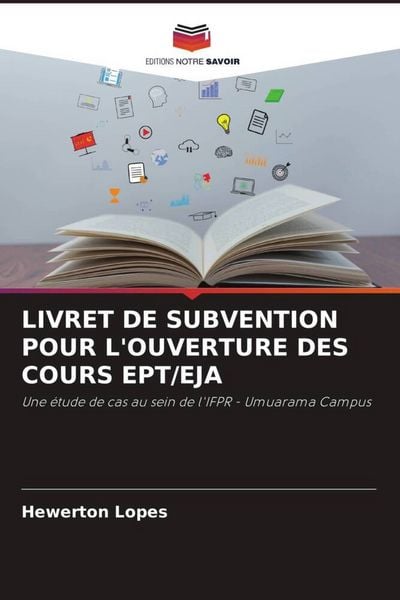 Produktbild: Livret De Subvention Pour L'ouverture des Cours Ept/eja