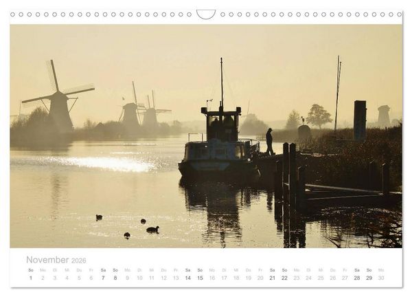 Produktbild: Polderlandschaften in Holland (Wandkalender 2026 DIN A3 quer), CALVENDO Monatskalender