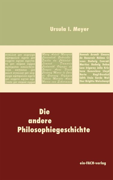 Produktbild: Die andere Philosophiegeschichte