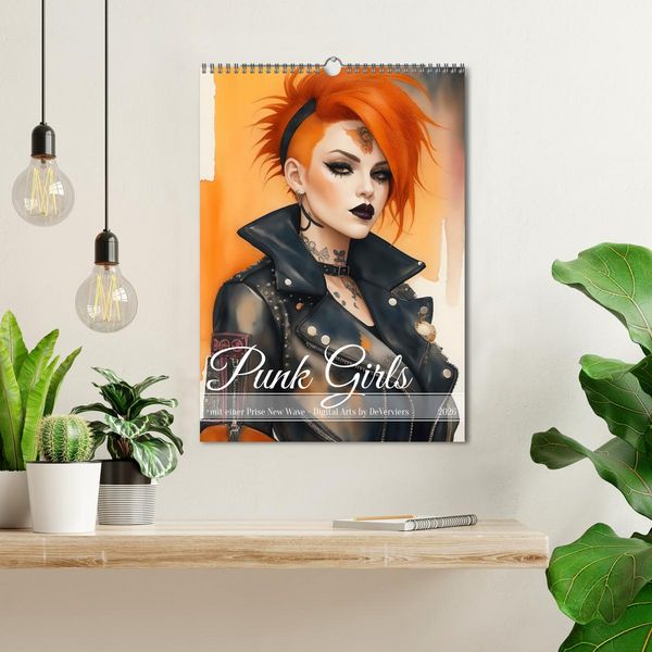 Produktbild: Punk Girls mit einer Prise New Wave (Wandkalender 2026 DIN A3 hoch), CALVENDO Monatskalender