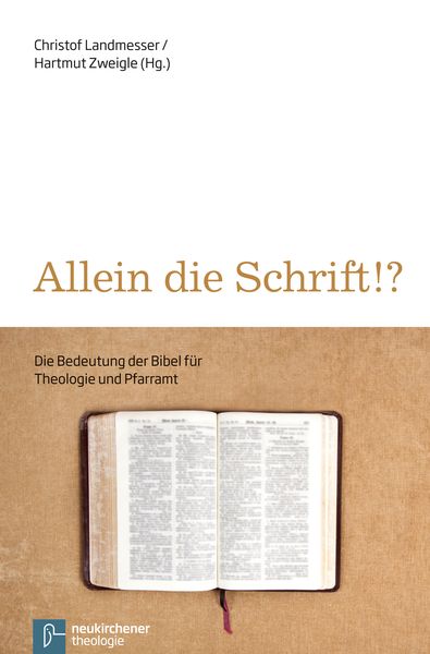 Produktbild: Allein die Schrift!?