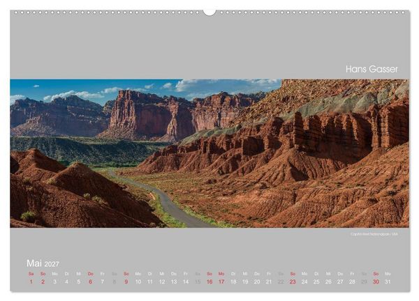 Produktbild: GROSSARTIGE LANDSCHAFTEN 2027 (Wandkalender 2027 DIN A2 quer), CALVENDO Monatskalender