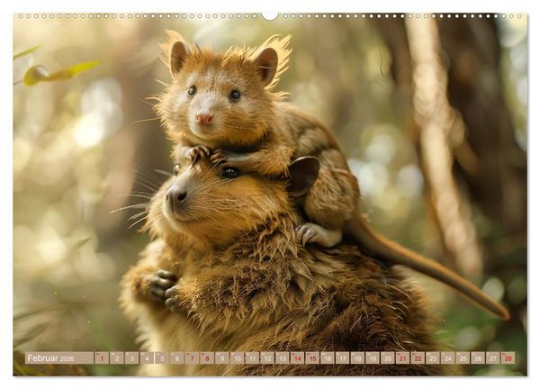 Produktbild: Tierkinder des S&uuml;dens (hochwertiger Premium Wandkalender 2026 DIN A2 quer), Kunstdruck in Hochglanz