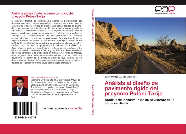 Produktbild: An&aacute;lisis al dise&ntilde;o de pavimento r&iacute;gido del proyecto Potosi-Tarija