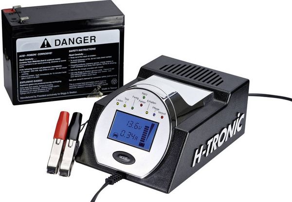 Produktbild: H-Tronic Bleiakku-Ladeger&auml;t HTDC 5000 12V Ladestrom (max.) 5A
