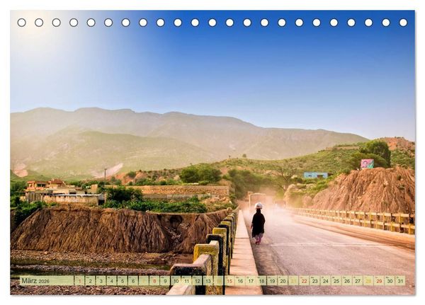 Produktbild: Reise durch Asien - Pakistan (Tischkalender 2026 DIN A5 quer), CALVENDO Monatskalender