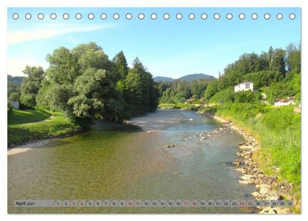 Produktbild: Im Achental - Erholung in den Chiemgauer Alpen (Tischkalender 2027 DIN A5 quer), CALVENDO Monatskalender