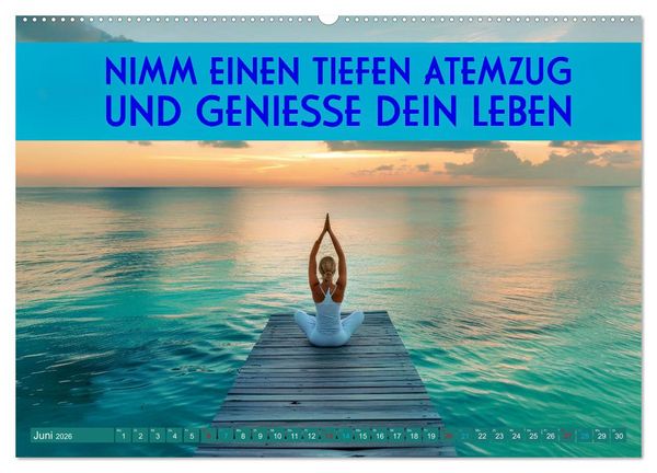 Produktbild: Im Flow des Atems - Energie des Lebens (Wandkalender 2026 DIN A2 quer), CALVENDO Monatskalender