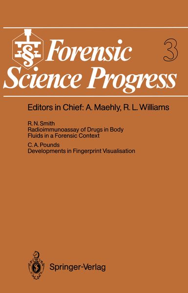 Produktbild: Forensic Science Progress