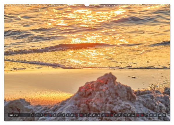 Produktbild: Sonnenunterg&auml;nge an Ostseek&uuml;ste und Bodden (Wandkalender 2026 DIN A2 quer), CALVENDO Monatskalender