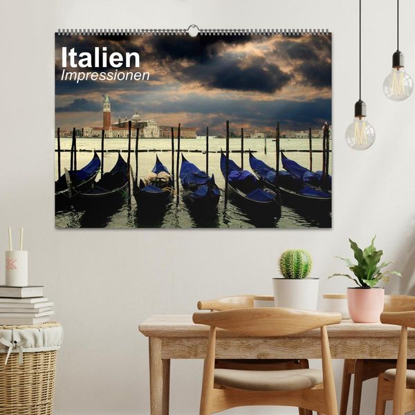 Produktbild: Italien &bull; Impressionen (Wandkalender 2026 DIN A2 quer), CALVENDO Monatskalender