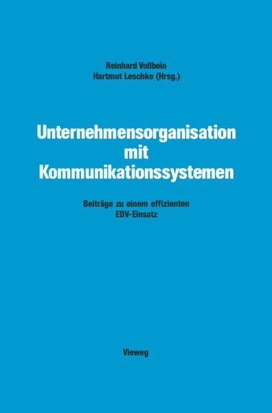 Produktbild: Unternehmensorganisation mit Kommunikationssystemen
