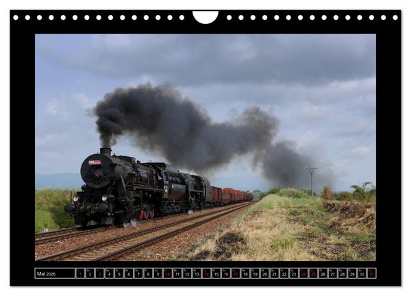 Produktbild: Eisenbahndampfromantik (Wandkalender 2026 DIN A4 quer), CALVENDO Monatskalender
