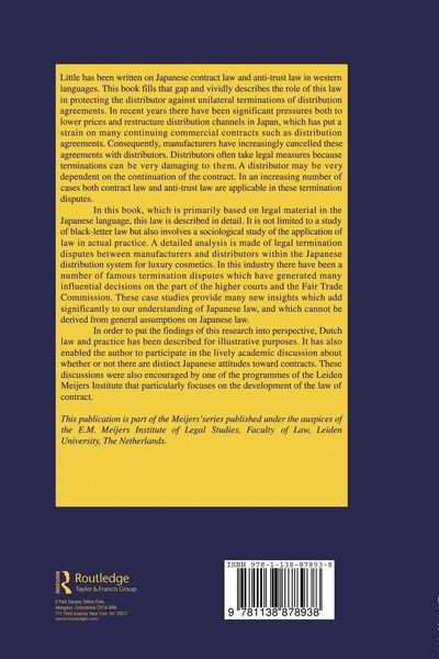 Produktbild: Japanese Contract and Anti-Trust Law