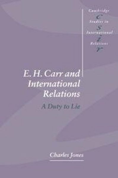 Produktbild: E. H. Carr and International Relations