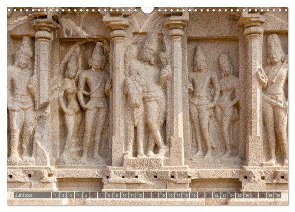 Produktbild: Indien - Mahabalipuram (Wandkalender 2026 DIN A3 quer), CALVENDO Monatskalender
