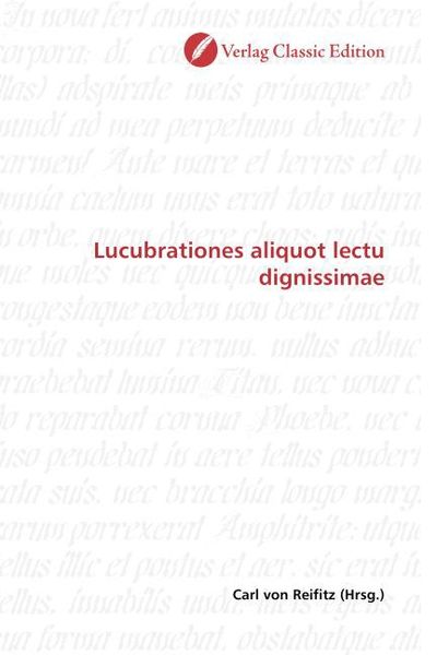 Produktbild: Lucubrationes aliquot lectu dignissimae