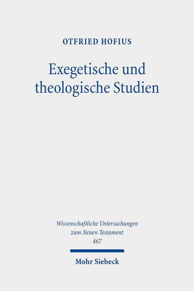 Produktbild: Exegetische und theologische Studien