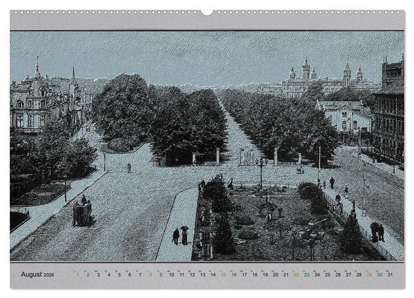 Produktbild: Hannover, alte Aufnahmen neu interpretiert. (hochwertiger Premium Wandkalender 2026 DIN A2 quer), Kunstdruck in Hochglanz