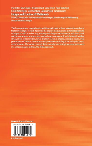 Produktbild: Fatigue and Fracture of Weldments