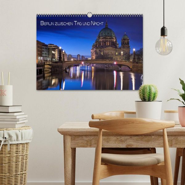 Produktbild: Berlin zwischen Tag und Nacht (Wandkalender 2026 DIN A3 quer), CALVENDO Monatskalender