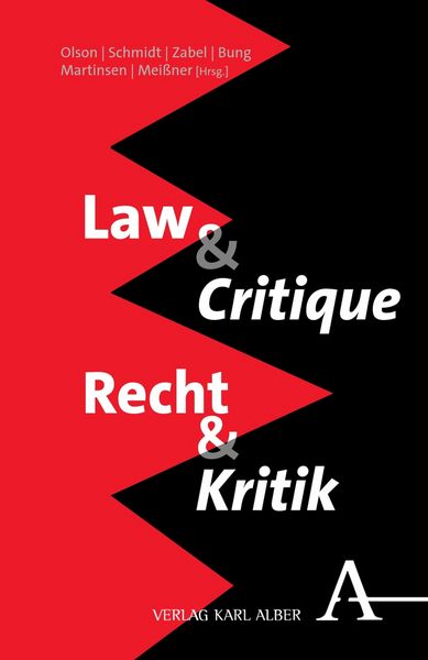 Produktbild: Law & Critique | Recht & Kritik