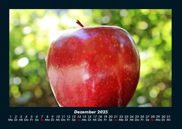 Produktbild: Obstkalender 2025 Fotokalender DIN A4