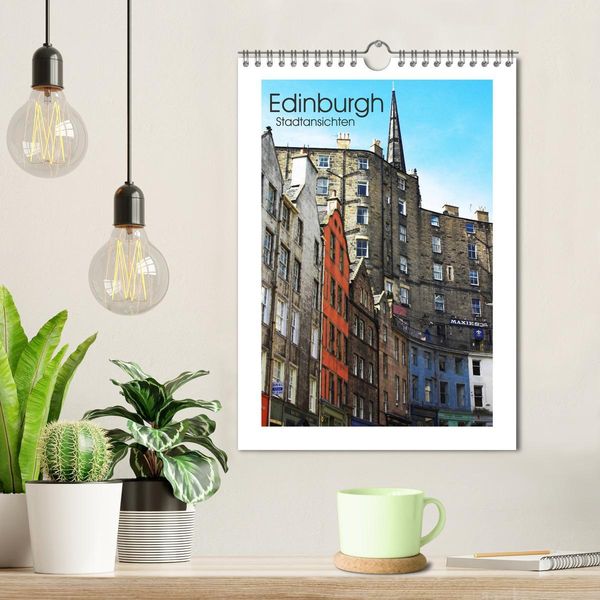 Produktbild: Edinburgh - Stadtansichten (Wandkalender 2026 DIN A4 hoch), CALVENDO Monatskalender