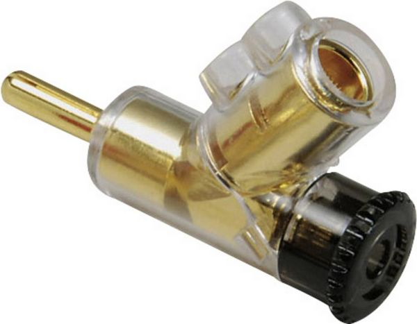 Produktbild: BKL Electronic 0107008 Bananenstecker Stecker, gerade Stift-&Oslash;: 4mm Schwarz 1St.