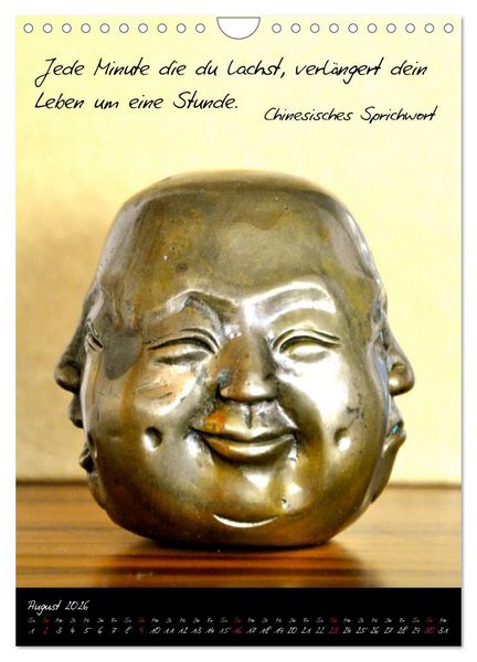 Produktbild: Asiatische Weisheiten (Wandkalender 2026 DIN A4 hoch), CALVENDO Monatskalender
