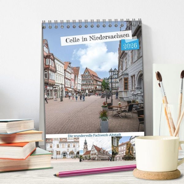 Produktbild: Celle in Niedersachsen (Tischkalender 2026 DIN A5 hoch), CALVENDO Monatskalender