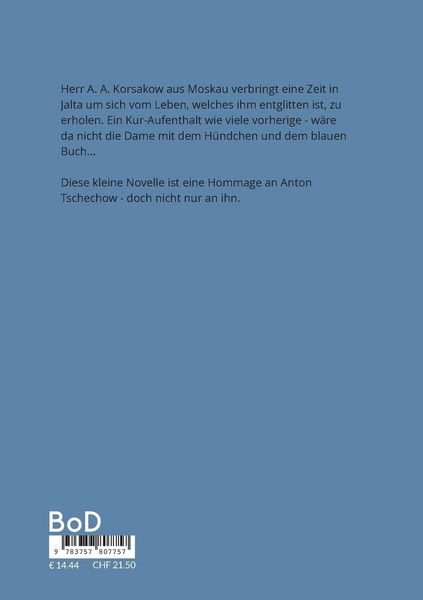 Produktbild: Die Dame mit dem blauen Buch