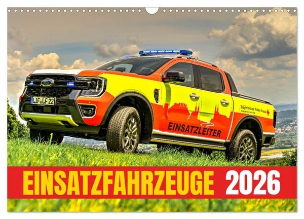 Produktbild: Einsatzfahrzeuge 112 (Wandkalender 2026 DIN A3 quer), CALVENDO Monatskalender