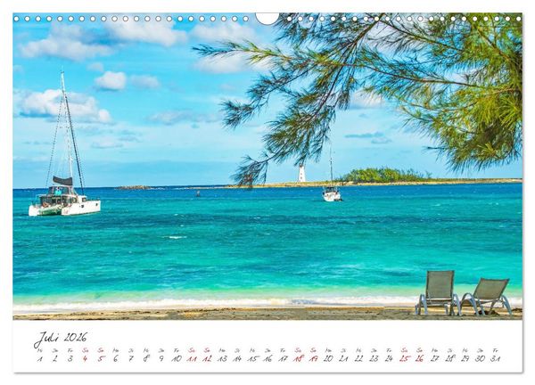 Produktbild: Nassau - Stadt mit karibischem Flair (Wandkalender 2026 DIN A3 quer), CALVENDO Monatskalender