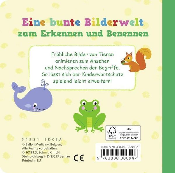 Produktbild: Mein allererstes Bilderbuch: Tiere