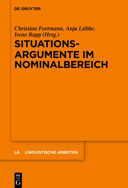 Produktbild: Situationsargumente im Nominalbereich
