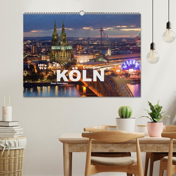 Produktbild: Cologne - K&ouml;ln (Wandkalender 2026 DIN A2 quer), CALVENDO Monatskalender