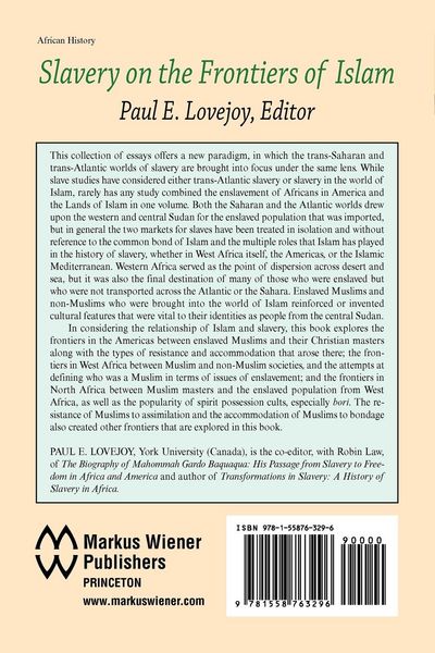 Produktbild: Slavery on the Frontiers of Islam