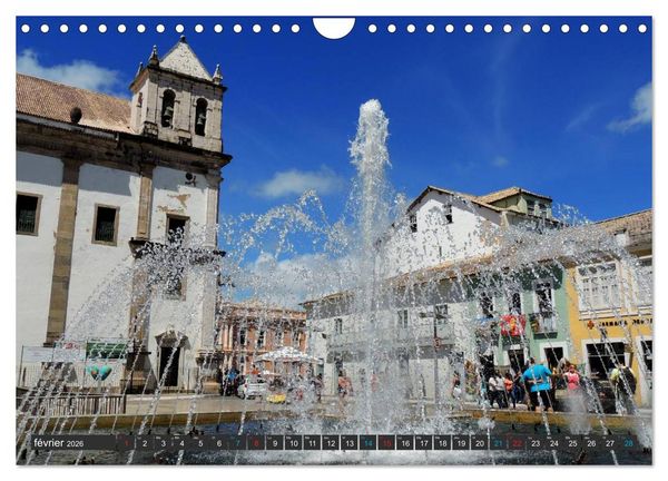 Produktbild: Salvador de Bahia &ndash; Br&eacute;sil (Calendrier mural 2026 DIN A4 vertical), CALVENDO calendrier mensuel